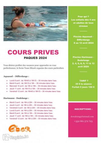 Natation Cours Particuliers