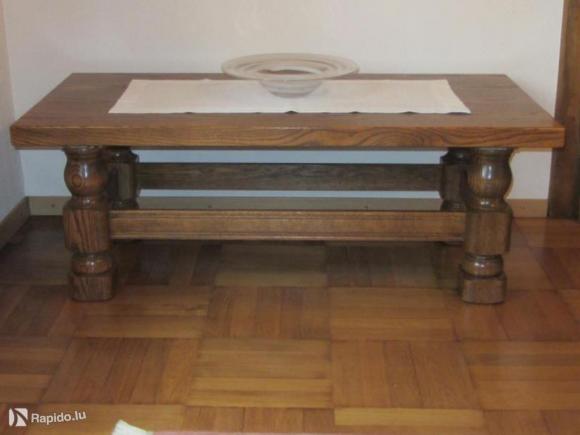 Table de salon en bois massiv